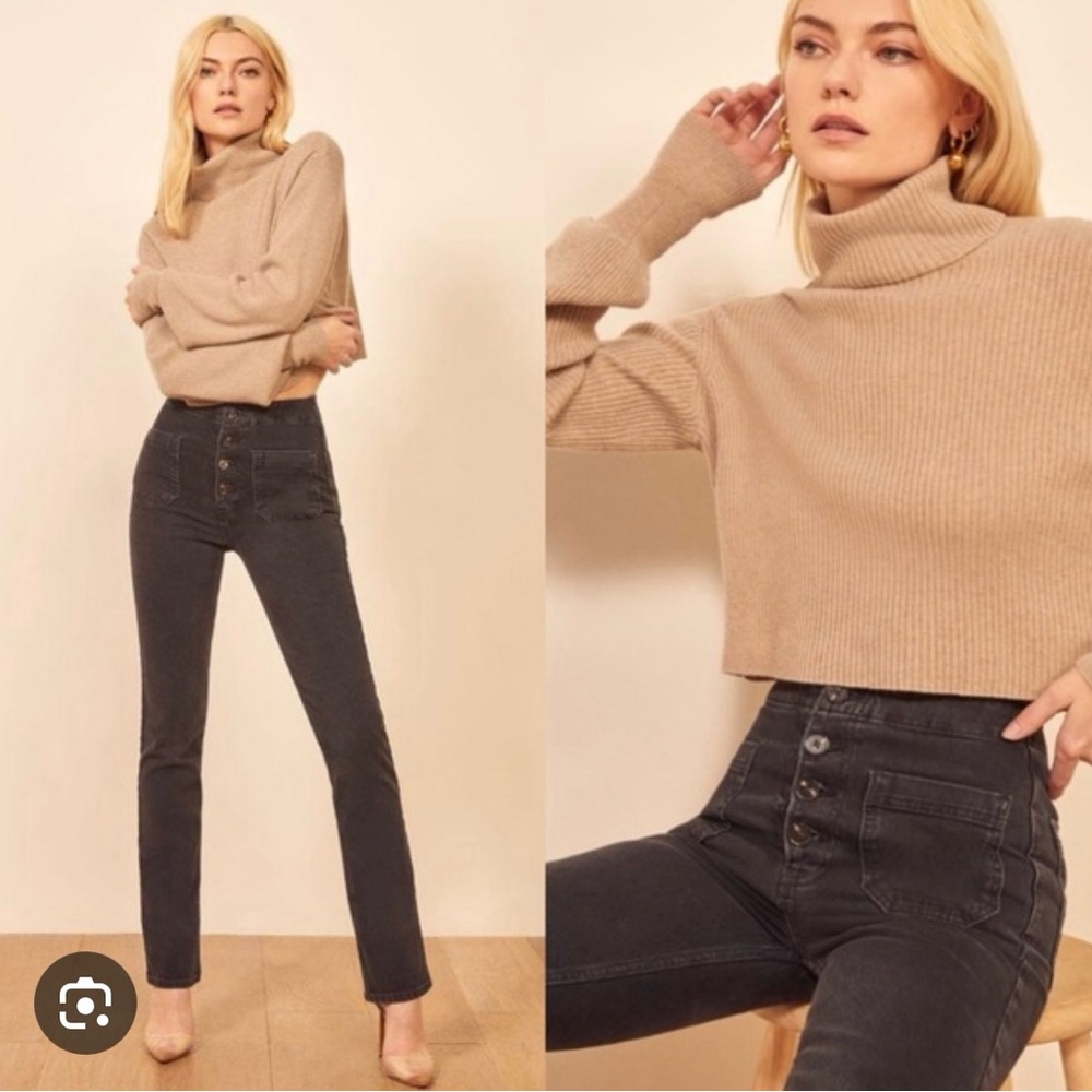 Reformation straight leg jeans, size 25